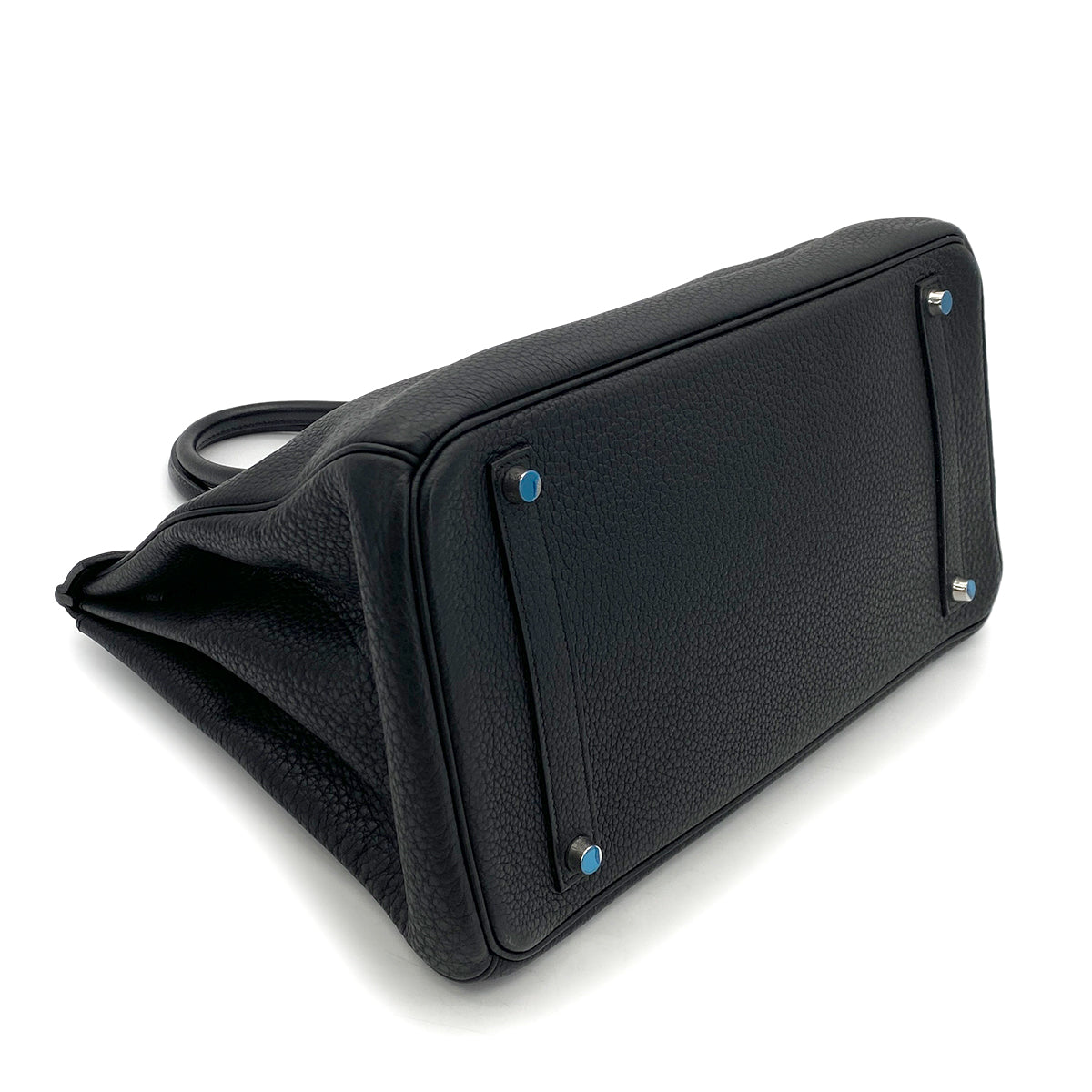 HERMES BIRKIN 35 BLACK TAURILLON CLEMENCE HAND BAG □L SHW 90254919