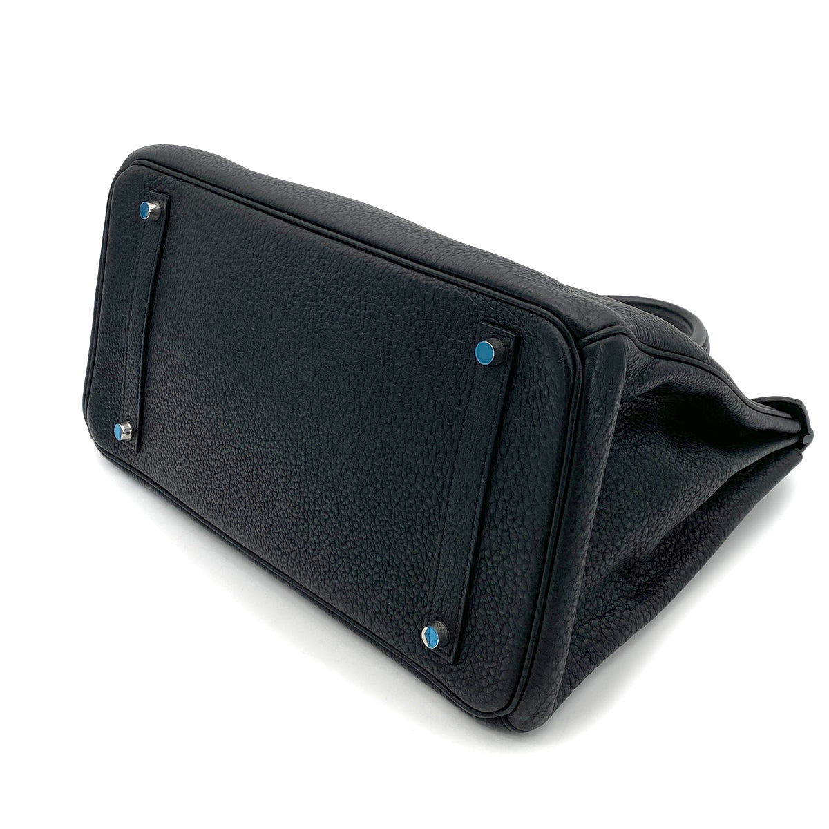 HERMES BIRKIN 35 BLACK TAURILLON CLEMENCE HAND BAG □L SHW 90254919