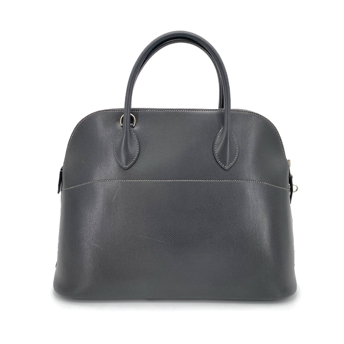 HERMES BOLIDE 35 GRAPHITE COUCHEVEL HAND SHOULDER BAG □F 90255360