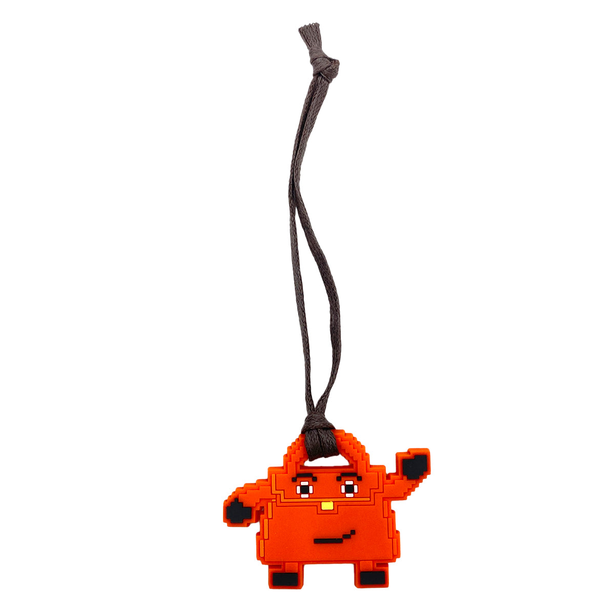 HERMES KELLY DOLL BAG CHARM ORANGE RUBBER 90255414