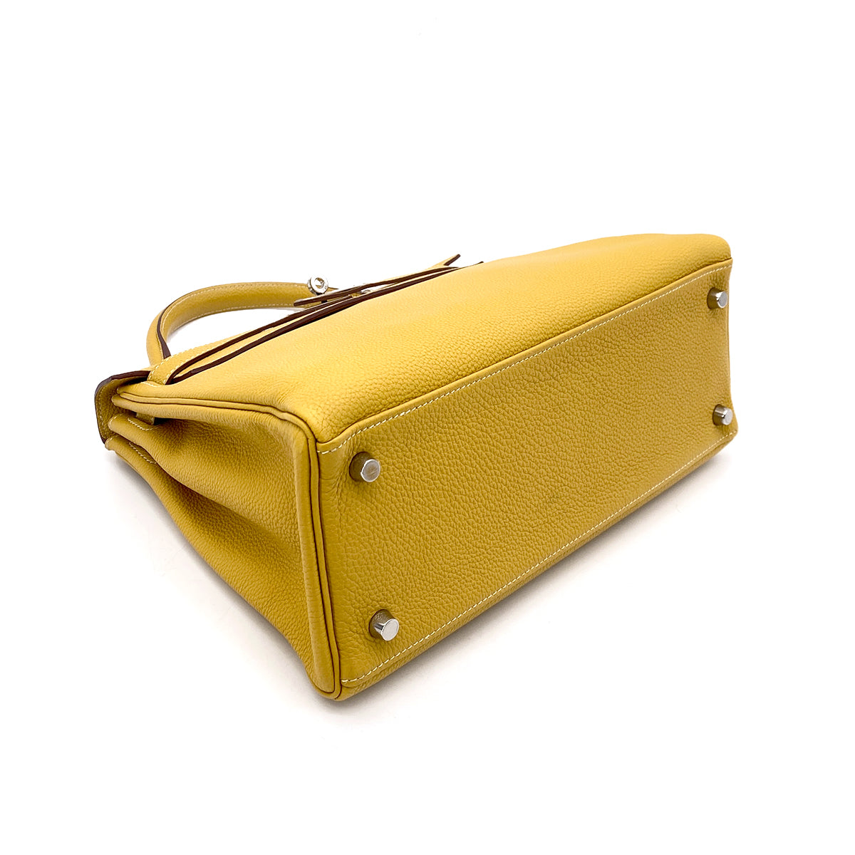 HERMES KELLY 28 SELLIER CURRY TOGO HAND SHOULDER □L BAG SHW 90255682