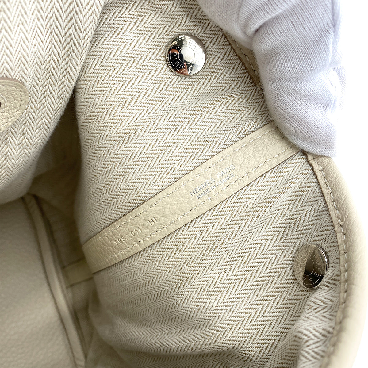 HERMES GARDEN PARTY PM CRAIE VEAU NEGONDA TOTE BAG T 90255714