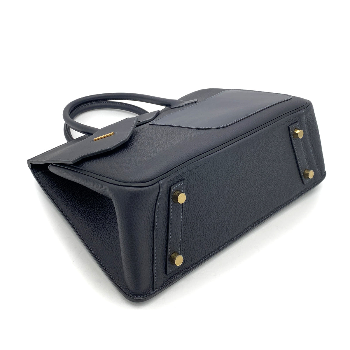 HERMES BIRKIN 30 EN DESORDRE BLUE NUIT SWIFT TOGO VACHE HUNTER HAND BAG B 90255718