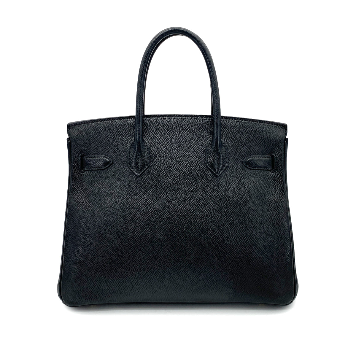 HERMES BIRKIN 30 BLACK EPSOM HAND BAG □O GHW 90255731