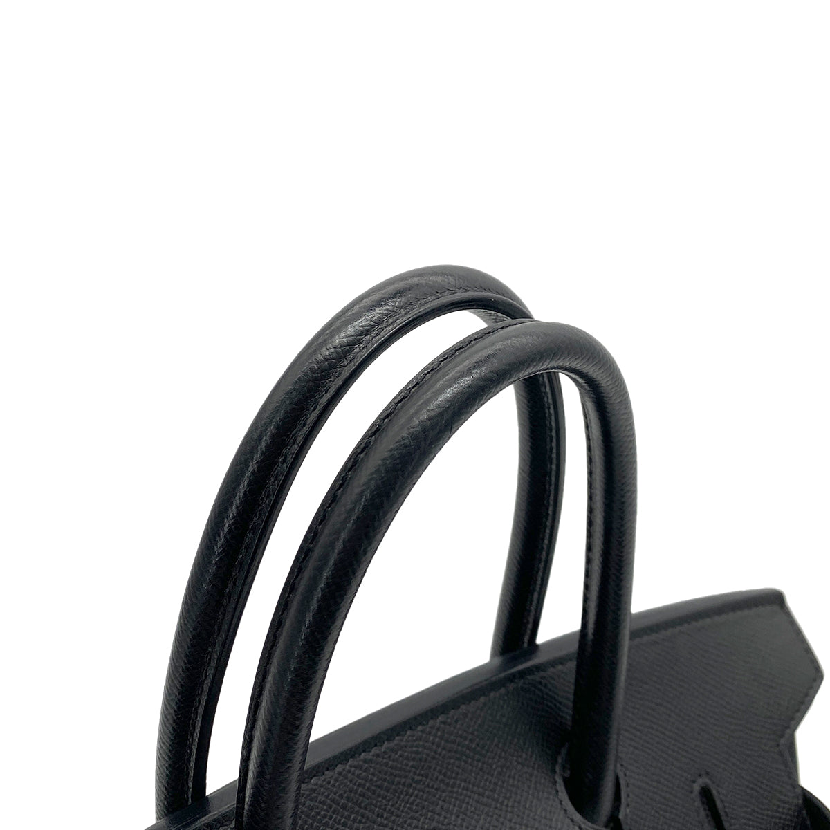 HERMES BIRKIN 30 BLACK EPSOM HAND BAG □O GHW 90255731