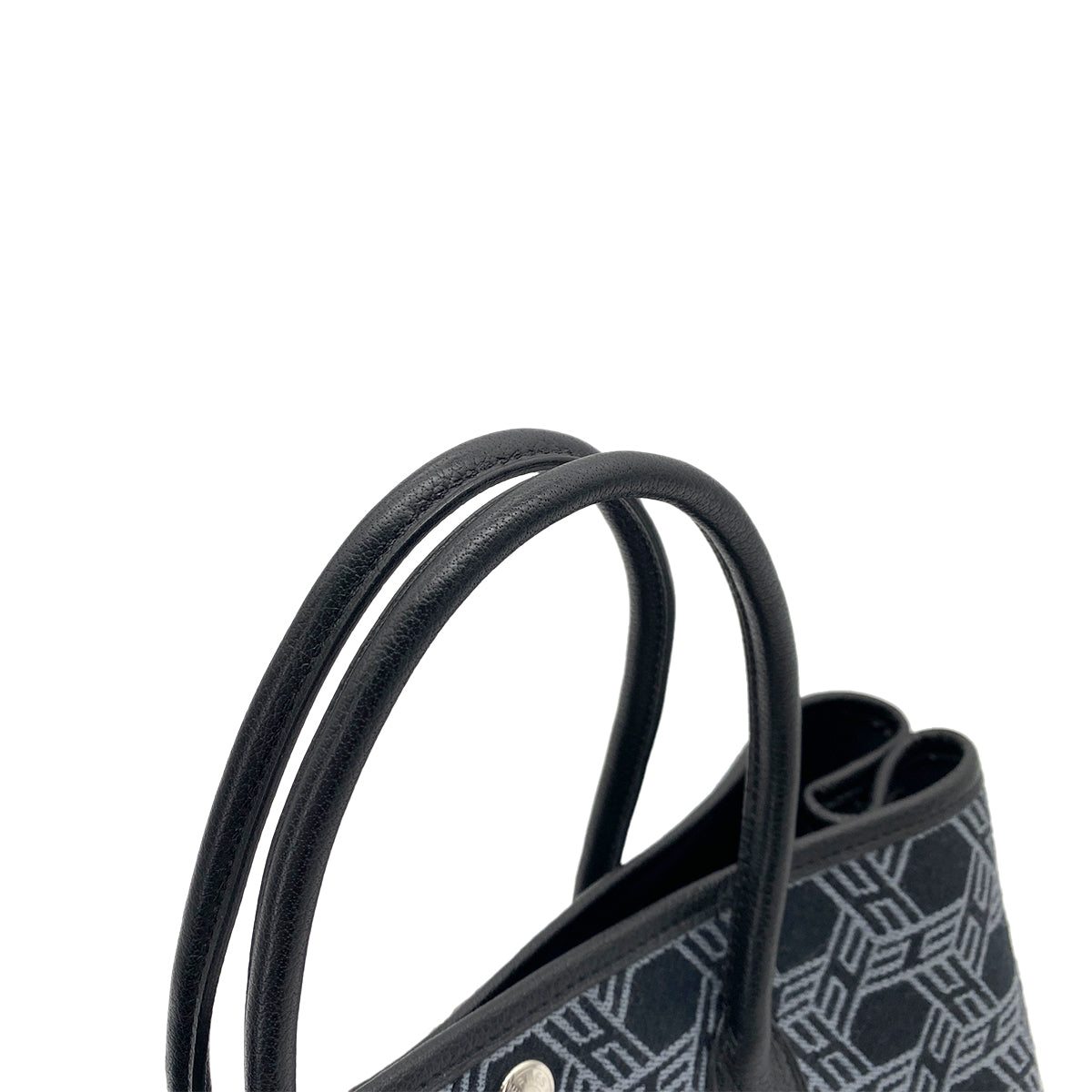 HERMES GARDEN PARTY TPM NAVY TOILE SO H TOTE BAG □K 90255765