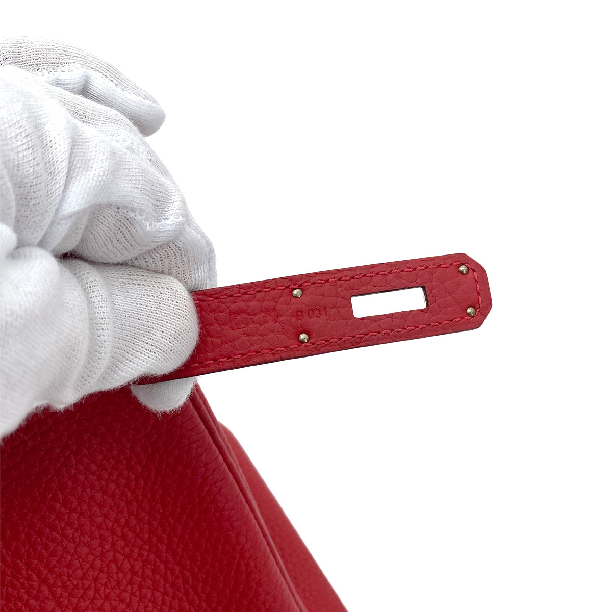 HERMES BIRKIN 30 ROUGE CASAQUE TAURILLON CLEMENCE HAND BAG □Q SHW 90255909