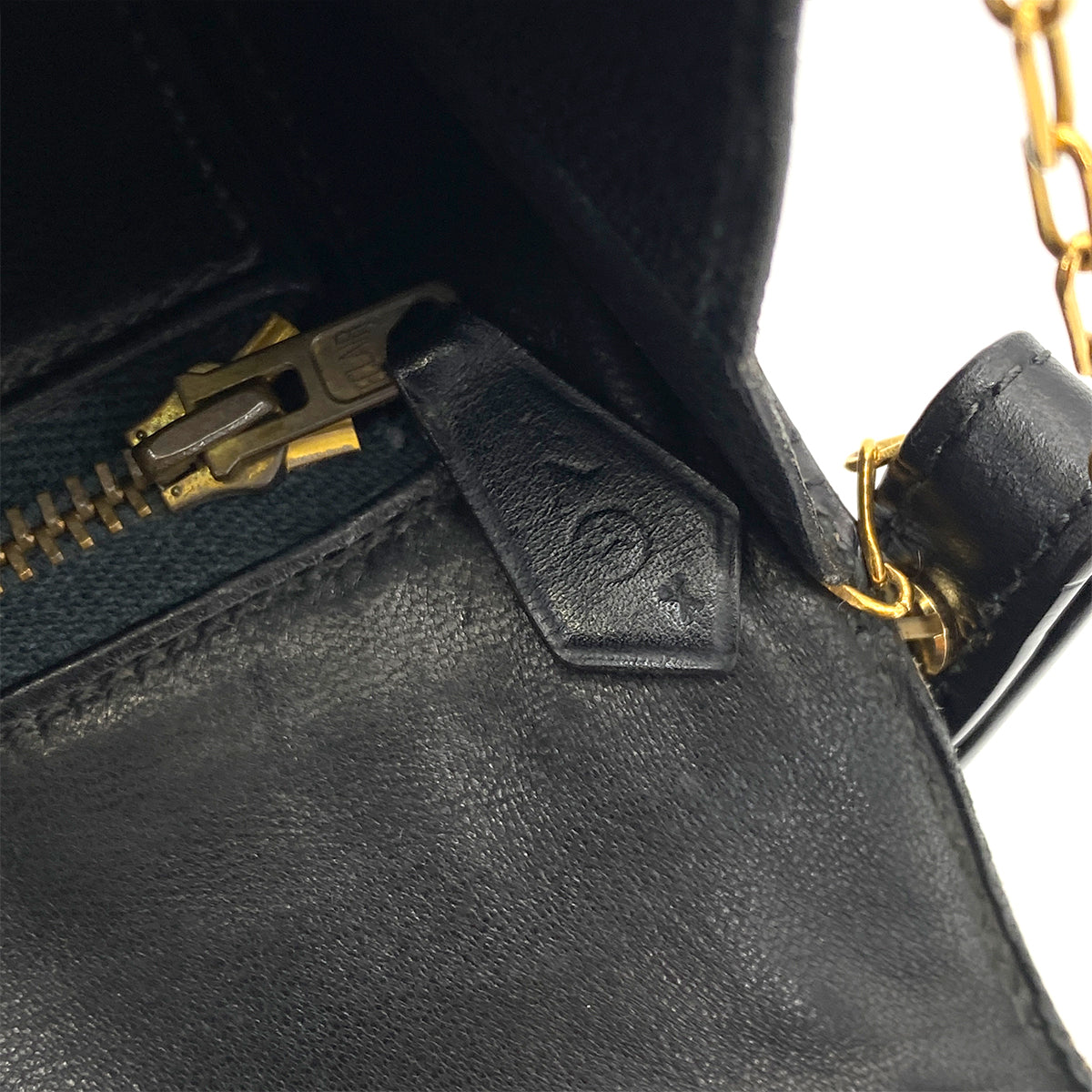 HERMES  LYDIE  CLUTCH BAG BOX CALF CRINOLIN 90255911