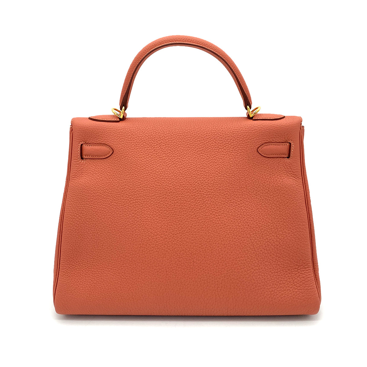 HERMES KELLY 32 RETOURNE ROSY TOGO HAND SHOULDER BAG □Q GHW 90255920