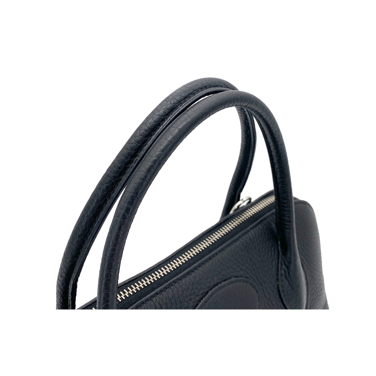 HERMES BOLIDE 31 BLACK TAURILLON CLEMENCE HAND SHOULDER BAG □J SHW 90255924