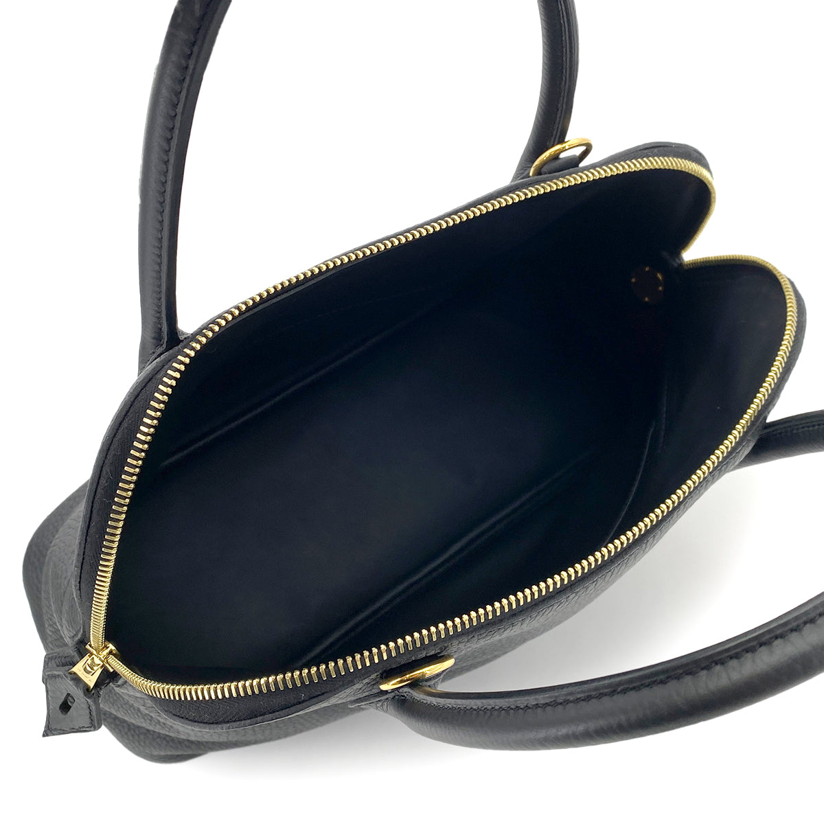 HERMES BOLIDE 31 BLACK TAURILLON CLEMENCE HAND SHOULDER BAG D GHW 90255945