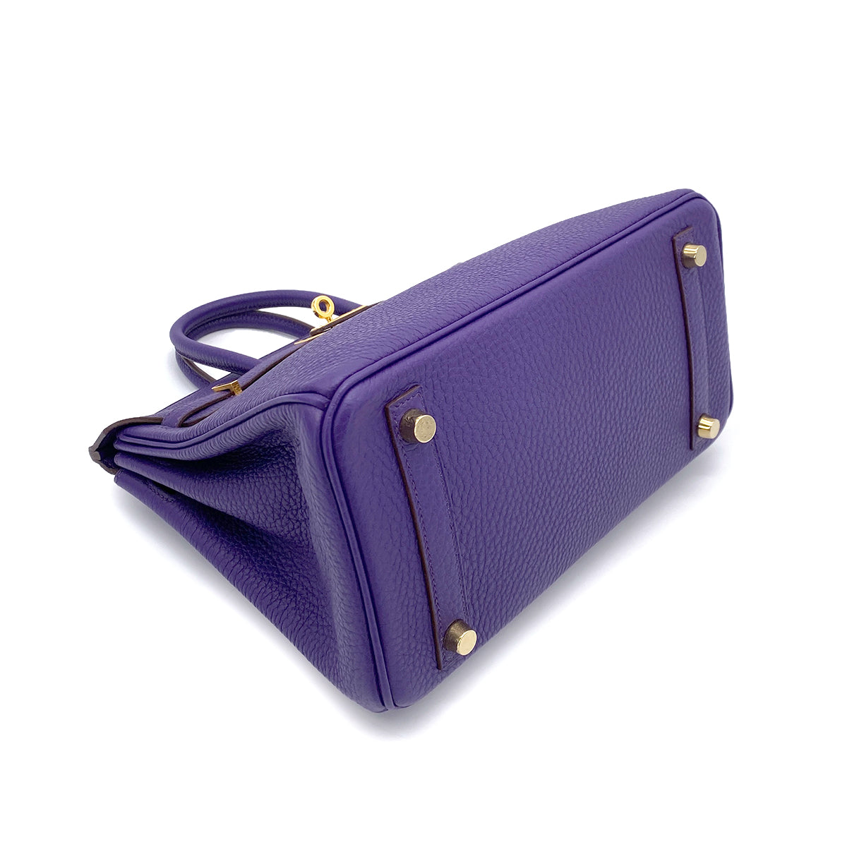 HERMES BIRKIN 25 IRIS TOGO HAND BAG □N 90255369