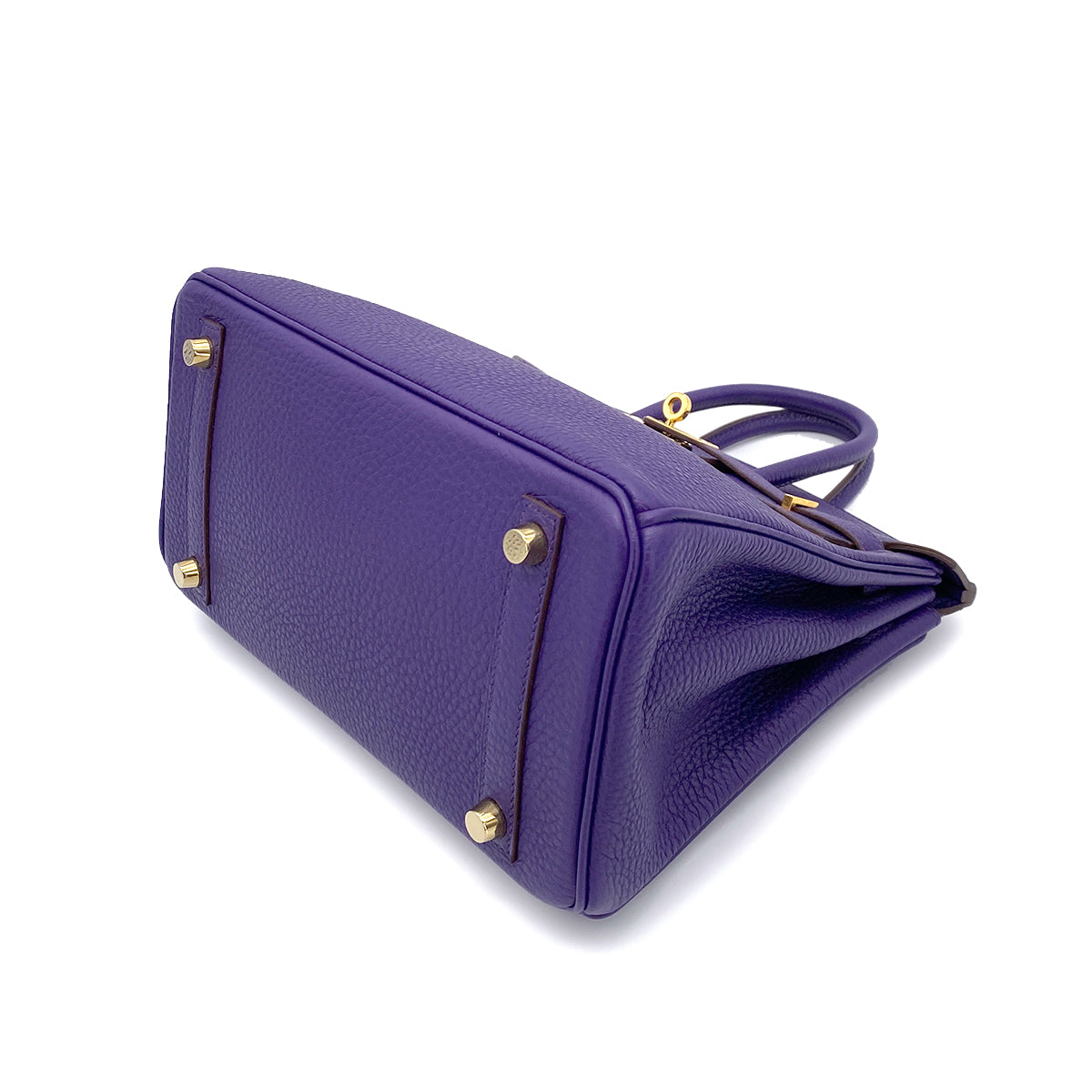 HERMES BIRKIN 25 IRIS TOGO HAND BAG □N 90255369