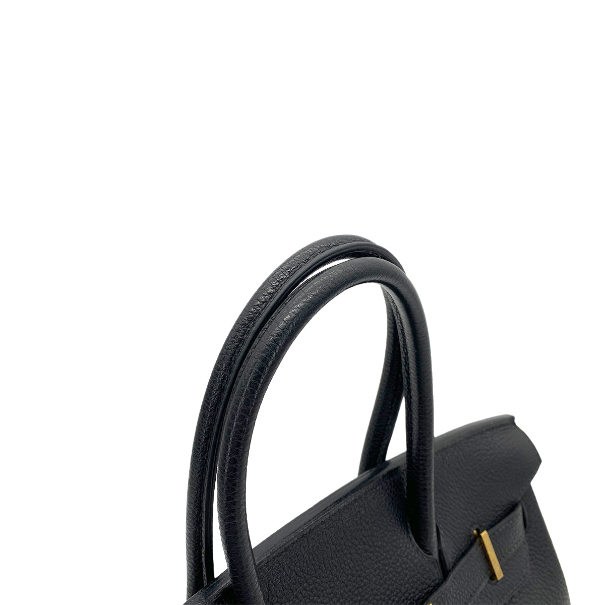 HERMES BIRKIN 30 BLACK TOGO HAND BAG □F GHW90256408