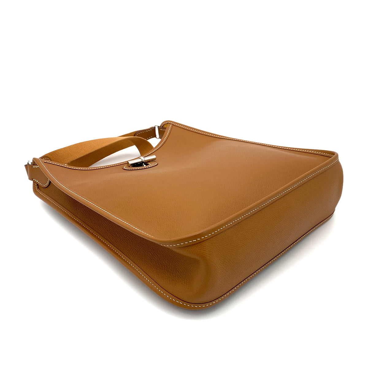 HERMES VESPA PM GOLD EPSOM SHOULDER BAG □J 90256413