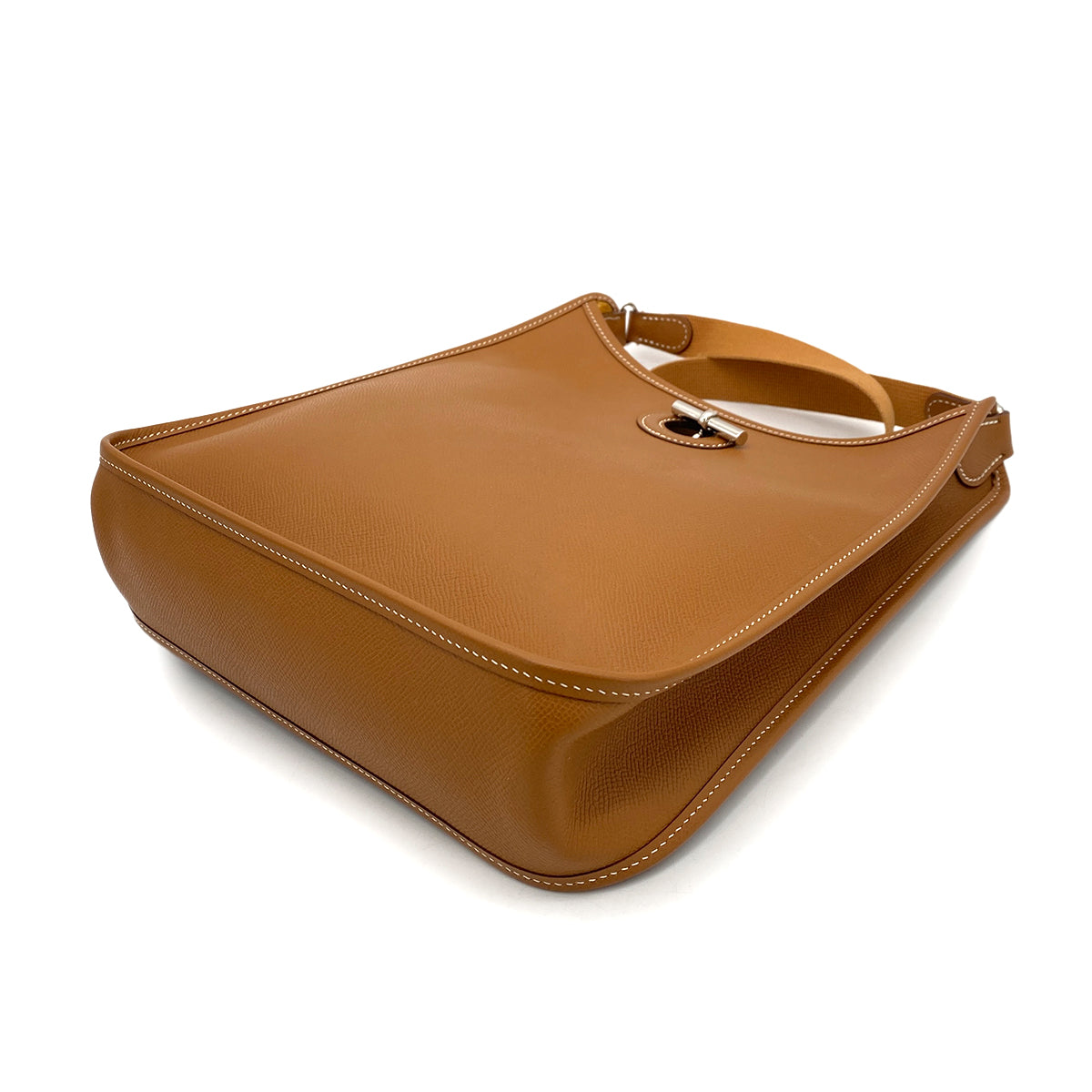HERMES VESPA PM GOLD EPSOM SHOULDER BAG □J 90256413