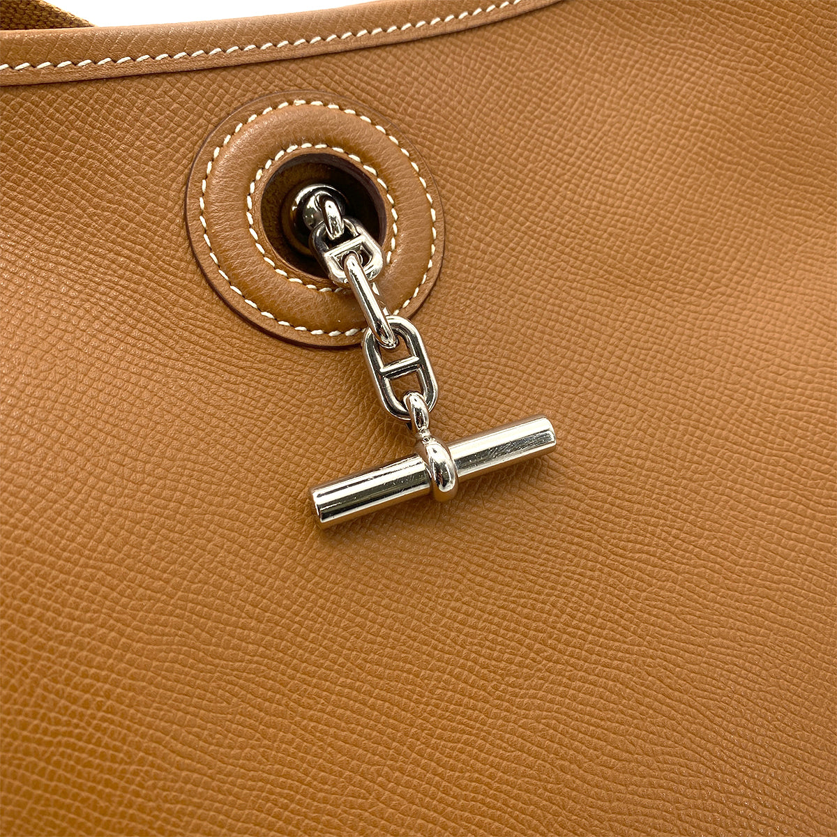 HERMES VESPA PM GOLD EPSOM SHOULDER BAG □J 90256413