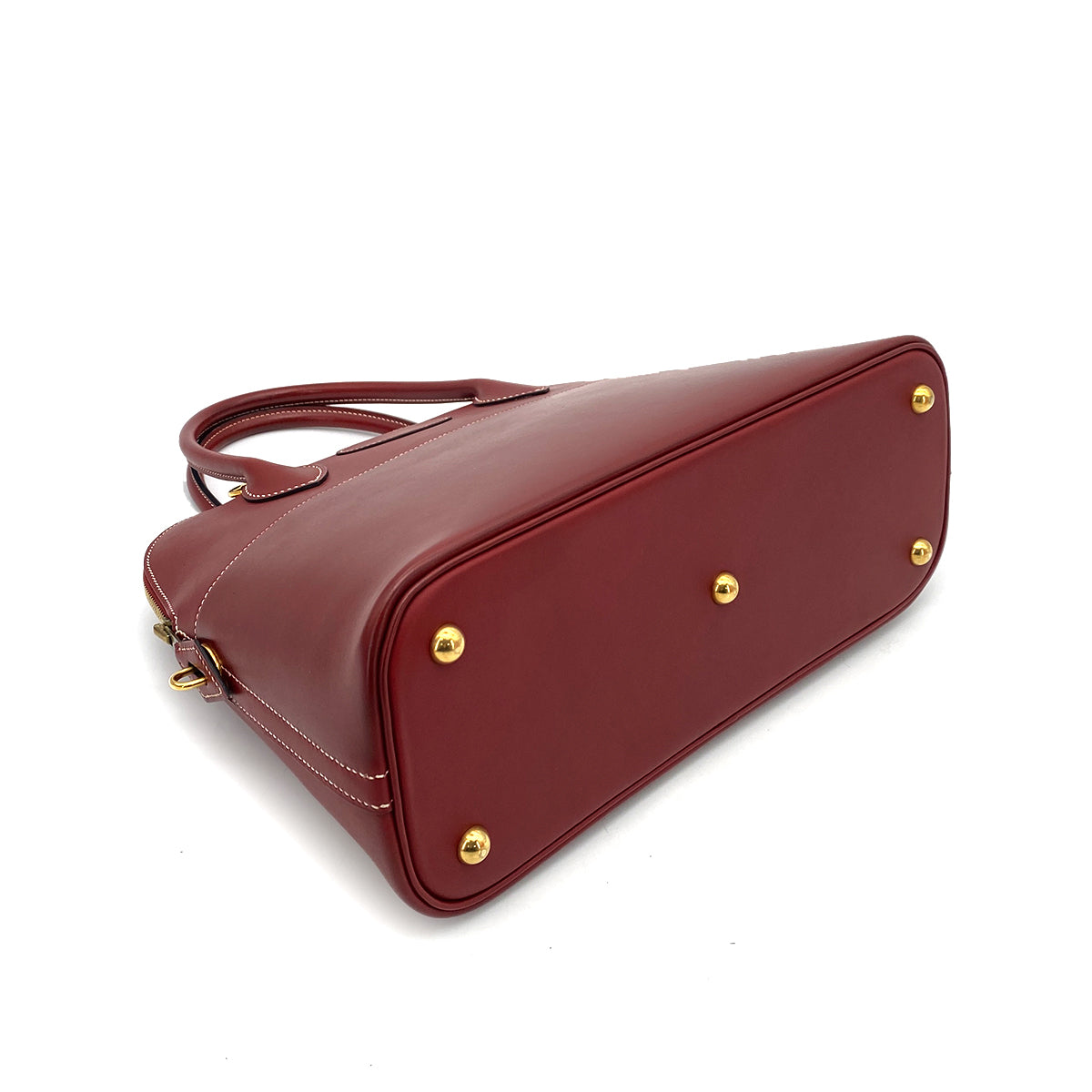 HERMES BOLIDE 31 ROUGE H CHAMONIX HAND SHOULDER BAG □F 90256420