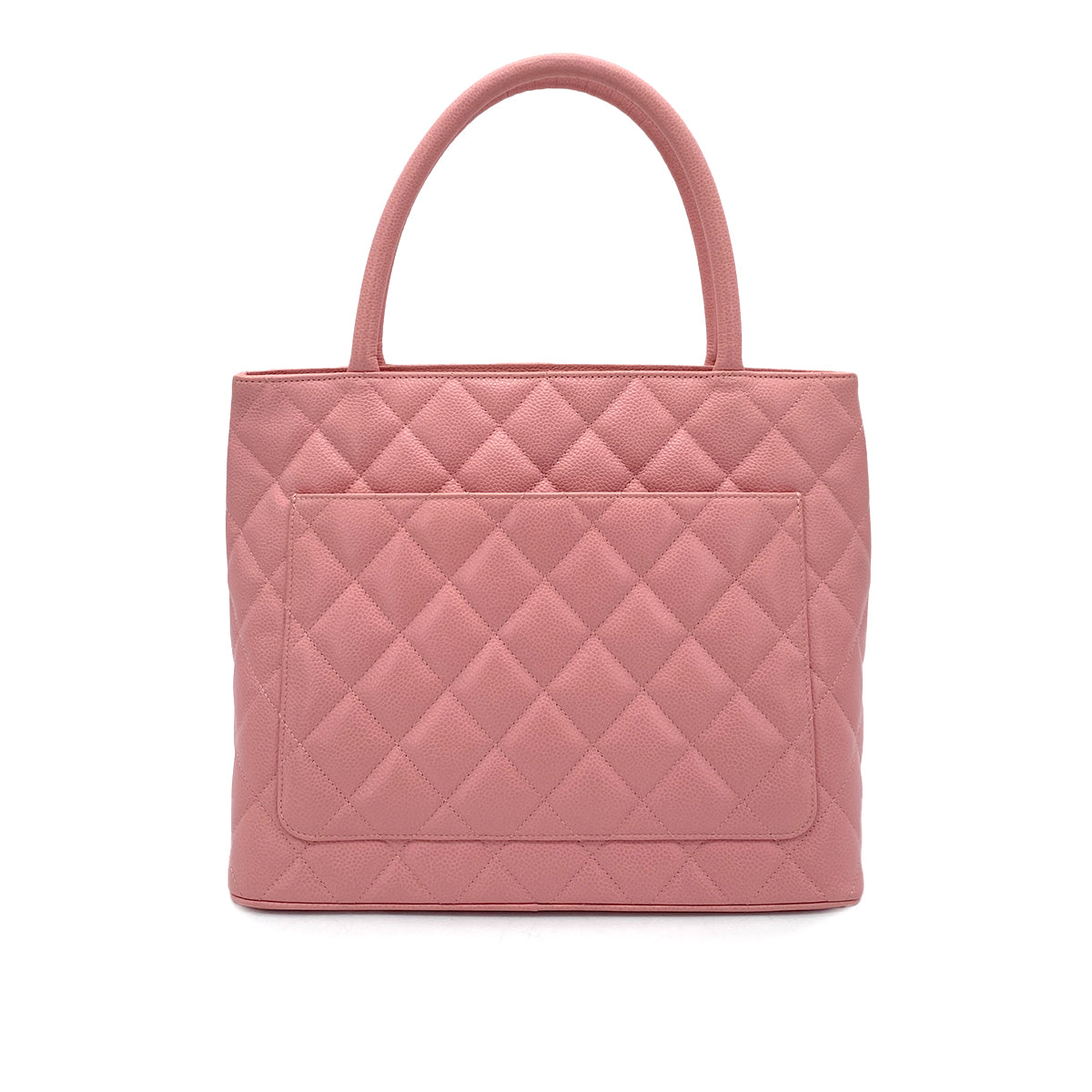CHANEL VINTAGE MEDALLION TOTE BAG PINK CAVIAR SKIN 90256925