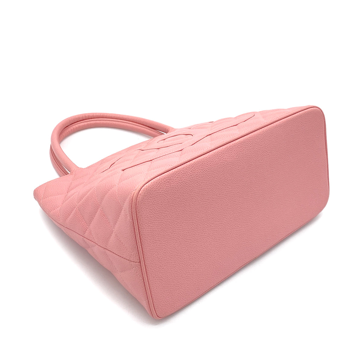 CHANEL VINTAGE MEDALLION TOTE BAG PINK CAVIAR SKIN 90256925