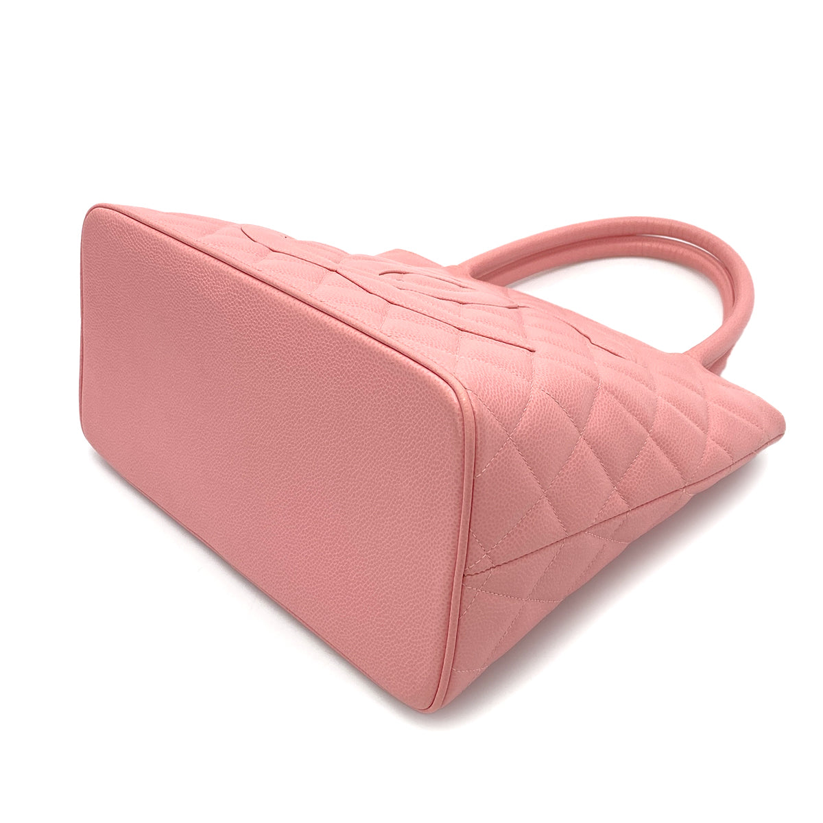 CHANEL VINTAGE MEDALLION TOTE BAG PINK CAVIAR SKIN 90256925