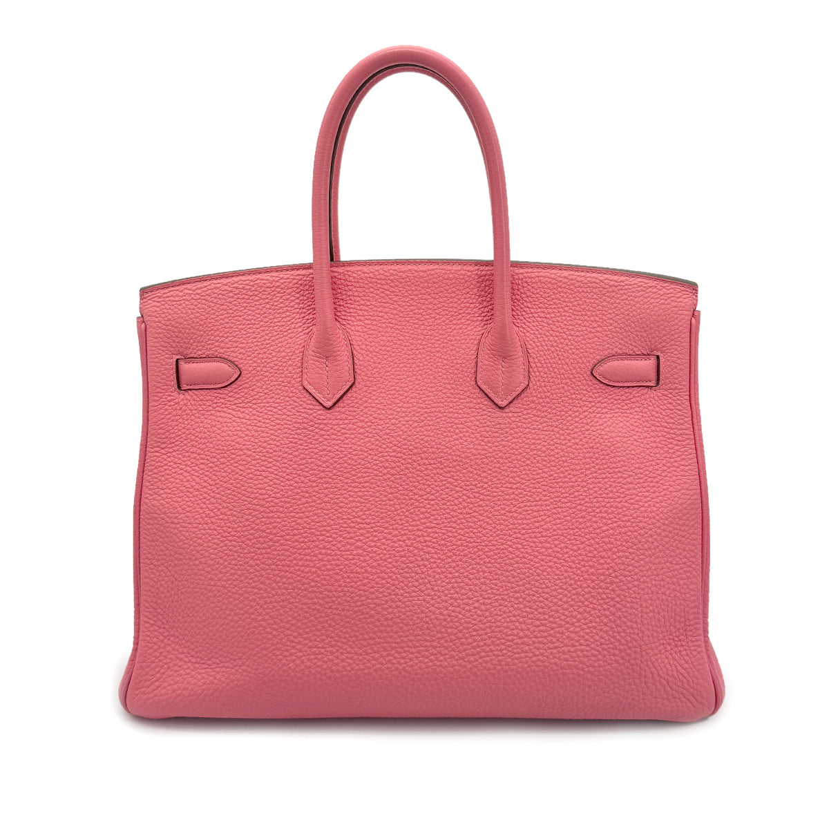 HERMES BIRKIN35 ROSE LIPSTICK TOGO HAND BAG □Q SHW 90272968