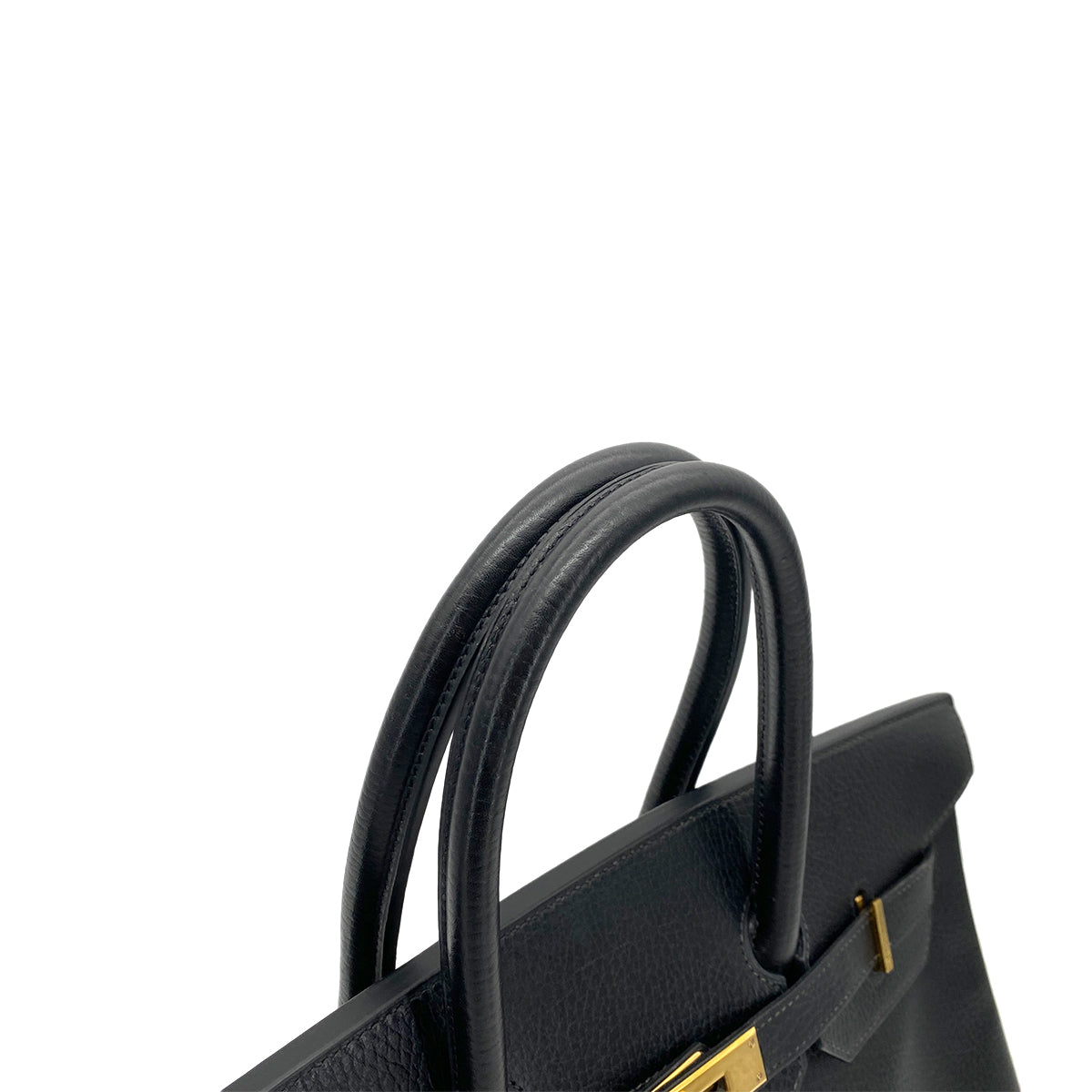 HERMES BIRKIN 35 BLACK ARDENNES HAND BAG 〇Z GHW 90257311
