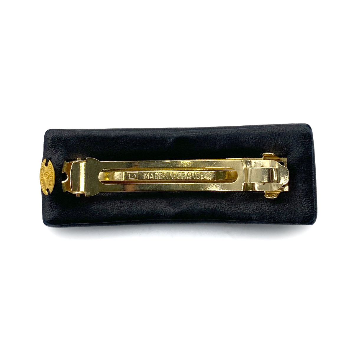 CHANEL VINTAGE VALLETTA TURN LOCK COCOMARK LEATHER BLACK ACCESSORY 90257330