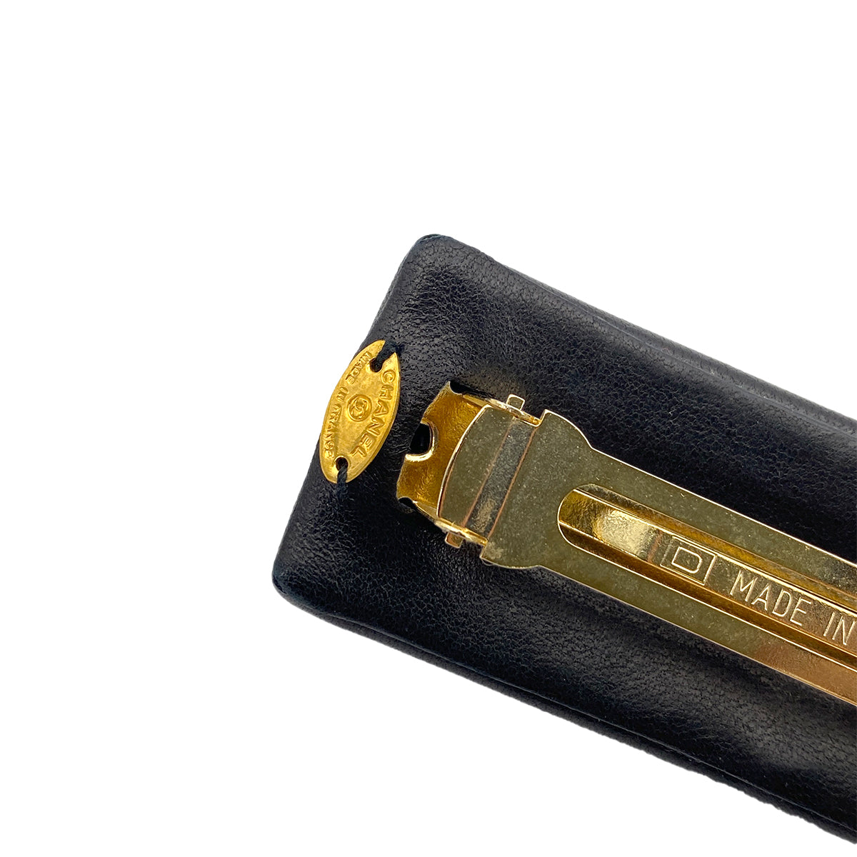 CHANEL VINTAGE VALLETTA TURN LOCK COCOMARK LEATHER BLACK ACCESSORY 90257330