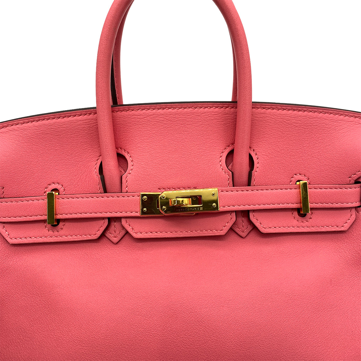 HERMES BIRKIN 25 ROSE AZALEE SWIFT HAND BAG A GHW 90257447