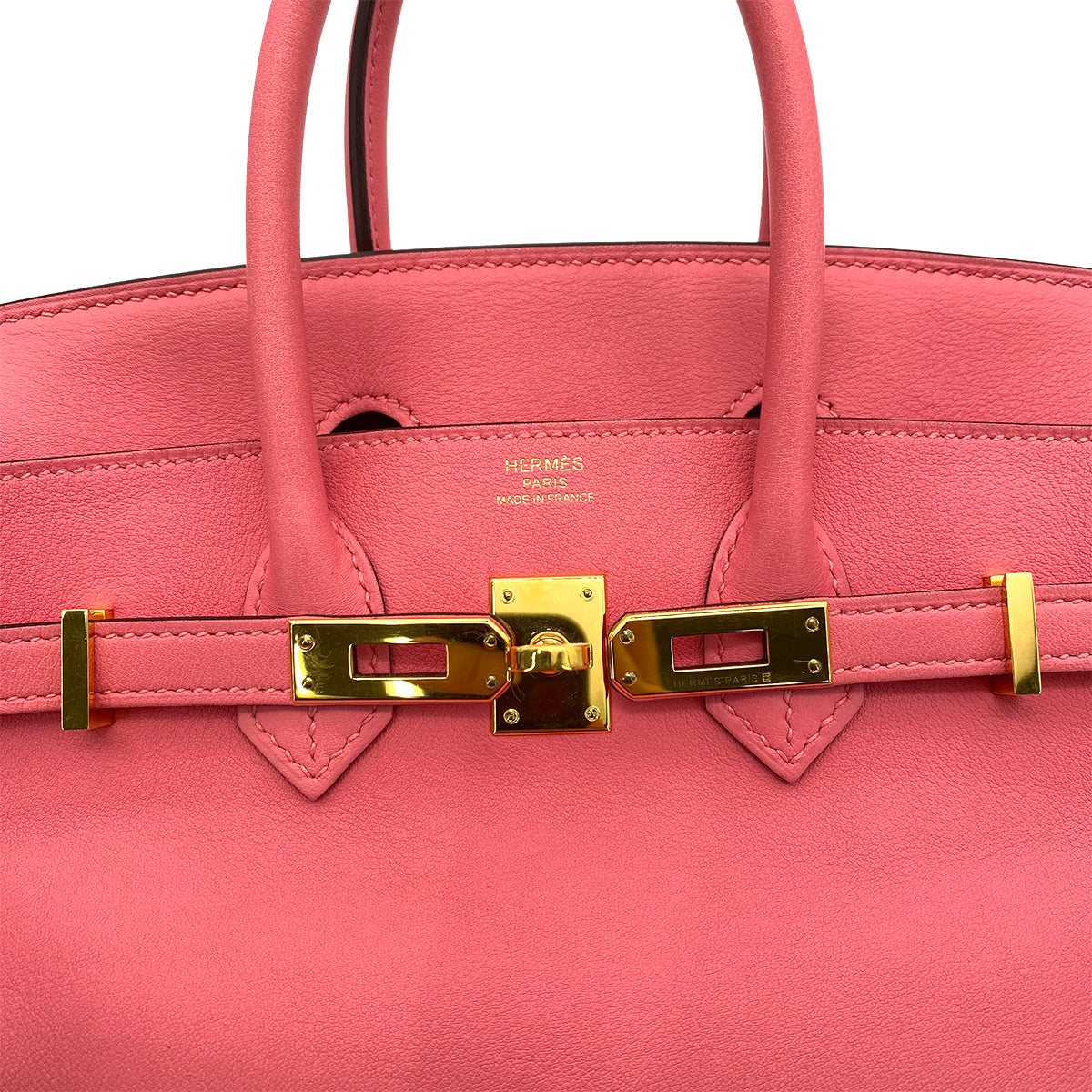 HERMES BIRKIN 25 ROSE AZALEE SWIFT HAND BAG A GHW 90257447