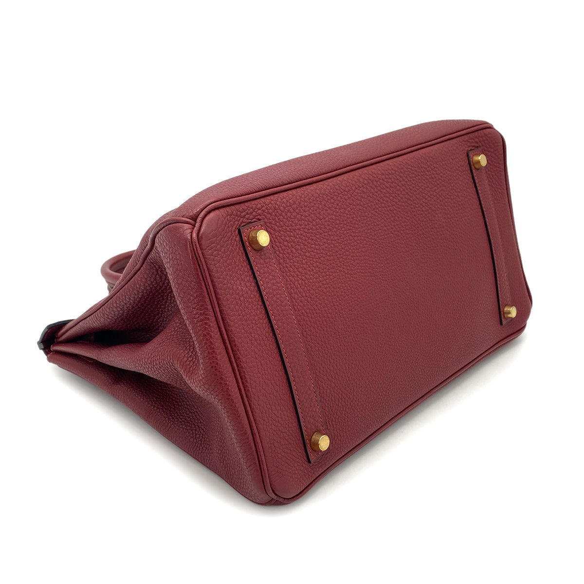 HERMES BIRKIN 35 ROUGE H TOGO HAND BAG □E GHW 90257448