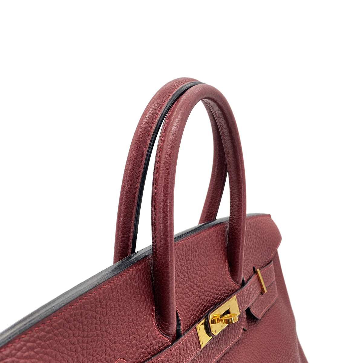 HERMES BIRKIN 35 ROUGE H TOGO HAND BAG □E GHW 90257448