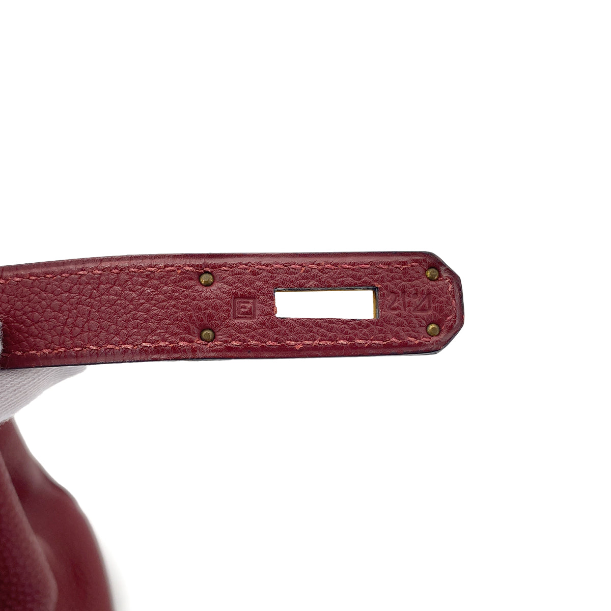 HERMES BIRKIN 35 ROUGE H TOGO HAND BAG □E GHW 90257448