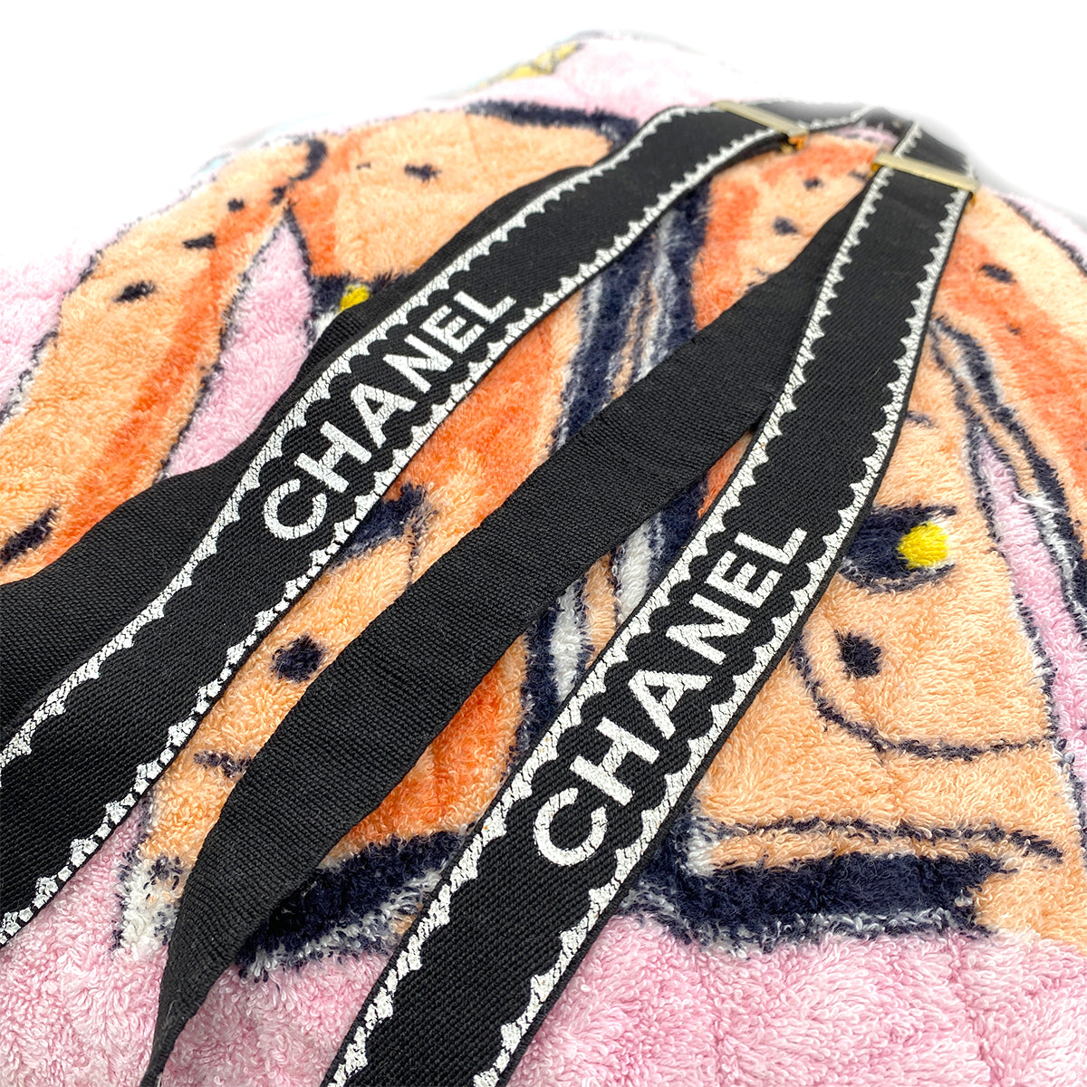 CHANEL VINTAGE BACK PACK PILE FABRIC MULTICOLOR 90258067