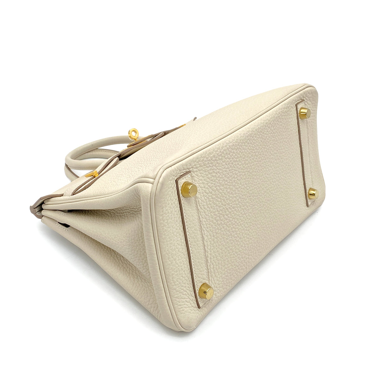 HERMES BIRKIN 25 CRAIE TAURILLON CLEMENCE HAND BAG Y GHW 90258086