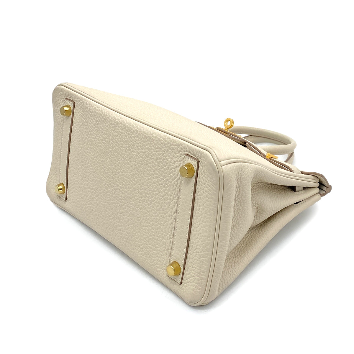 HERMES BIRKIN 25 CRAIE TAURILLON CLEMENCE HAND BAG Y GHW 90258086