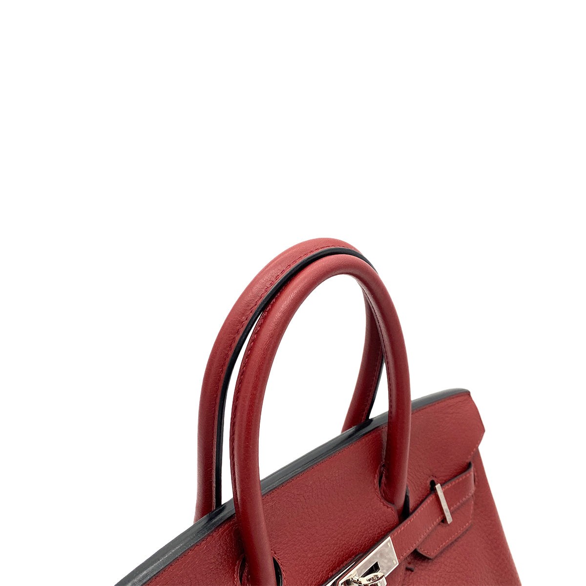 HERMES BIRKIN 30 ROUGE H TAURILLON CLEMENCE HAND BAG □J SHW 90258096