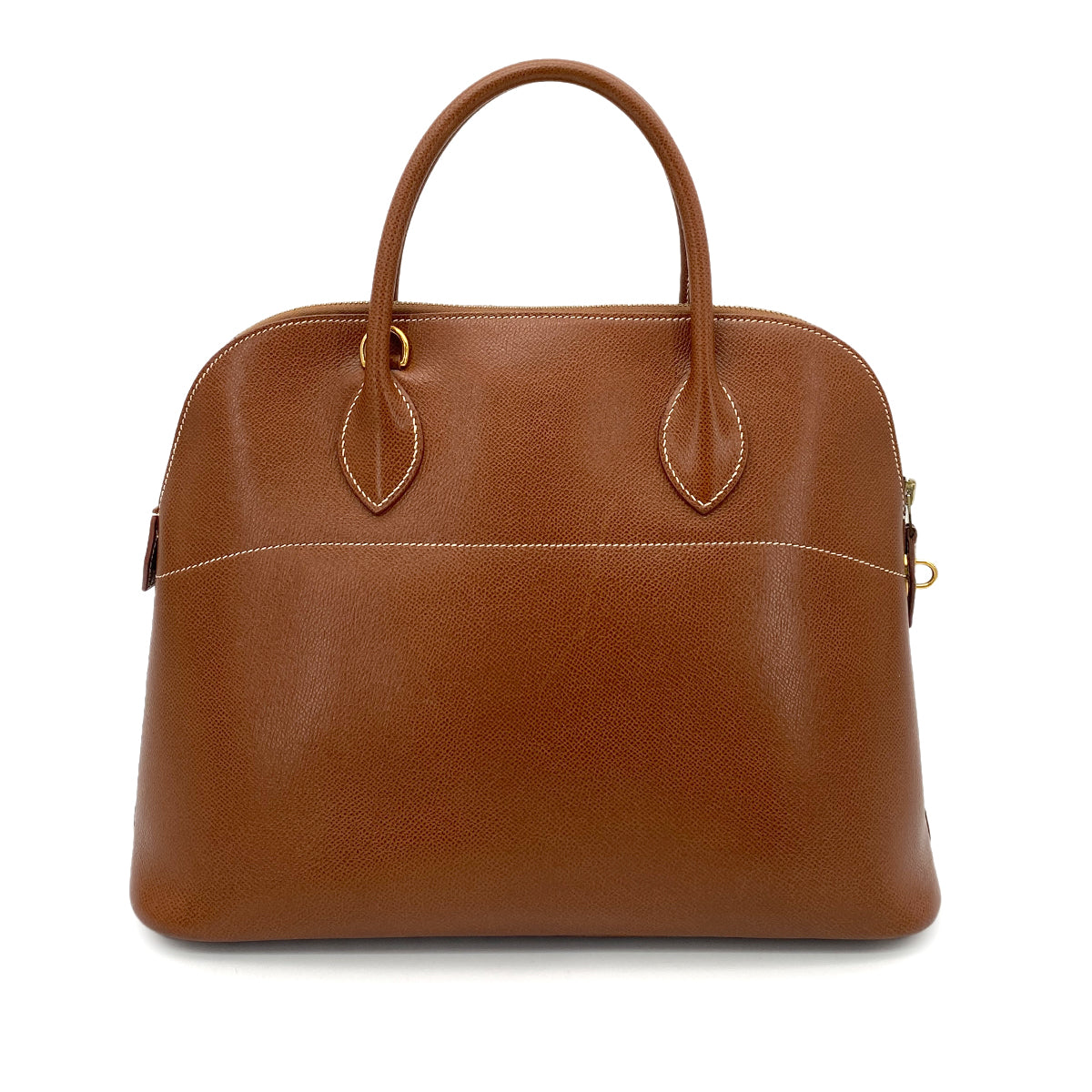 HERMES BOLIDE 35 FAUVE COUCHEVEL HAND SHOULDER BAG □G 90258100