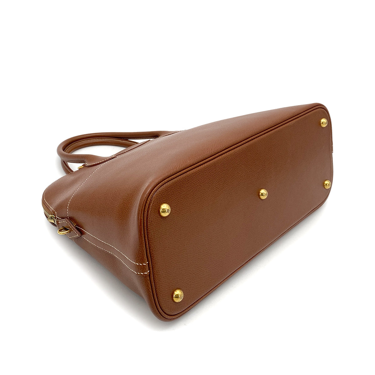 HERMES BOLIDE 35 FAUVE COUCHEVEL HAND SHOULDER BAG □G 90258100