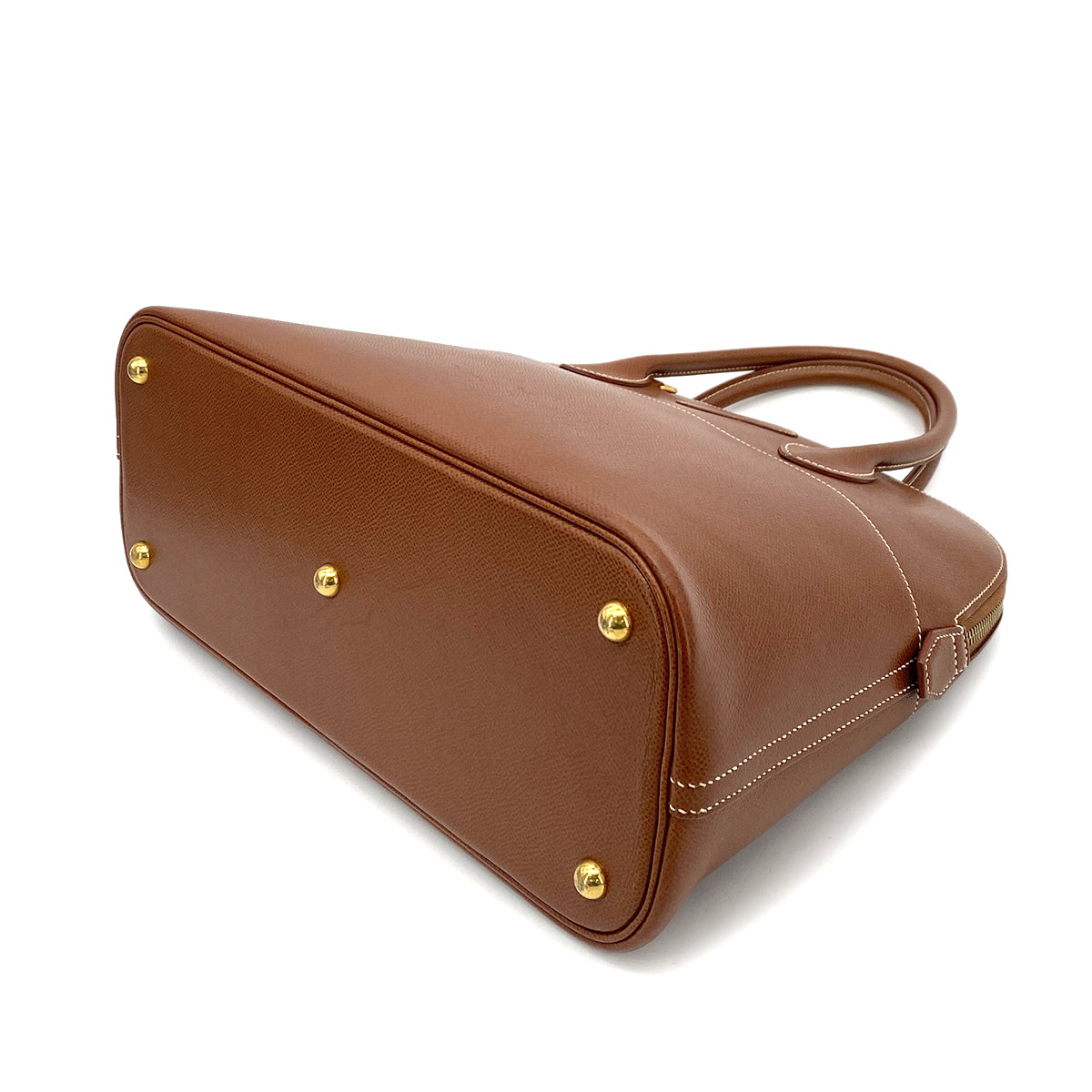 HERMES BOLIDE 35 FAUVE COUCHEVEL HAND SHOULDER BAG □G 90258100