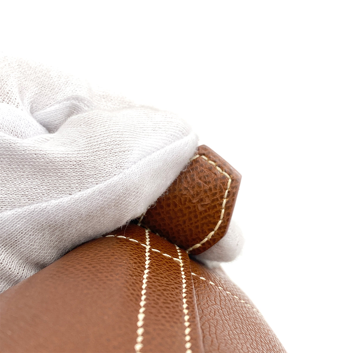 HERMES BOLIDE 35 FAUVE COUCHEVEL HAND SHOULDER BAG □G 90258100