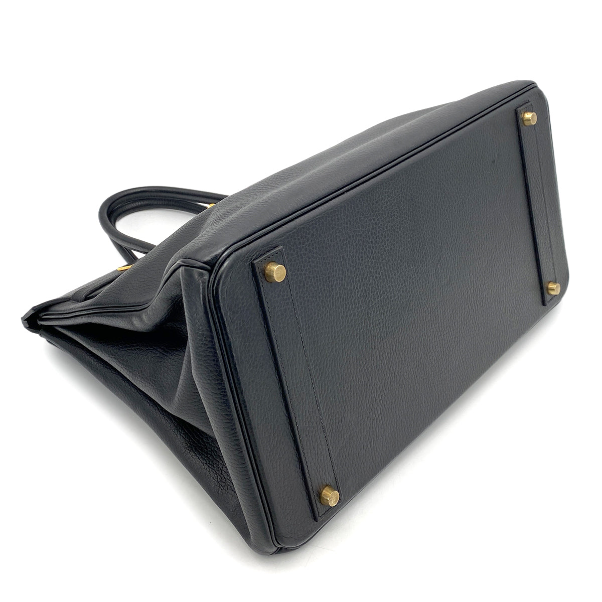 HERMES BIRKIN 40 BLACK ARDENNES HAND BAG 〇Z GHW 90258106