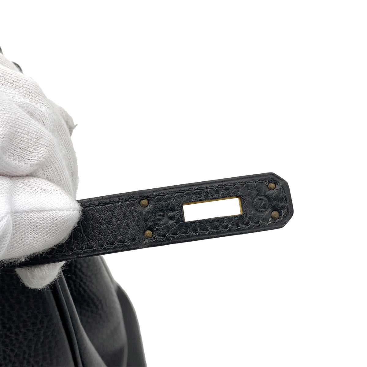 HERMES BIRKIN 40 BLACK ARDENNES HAND BAG 〇Z GHW 90258106