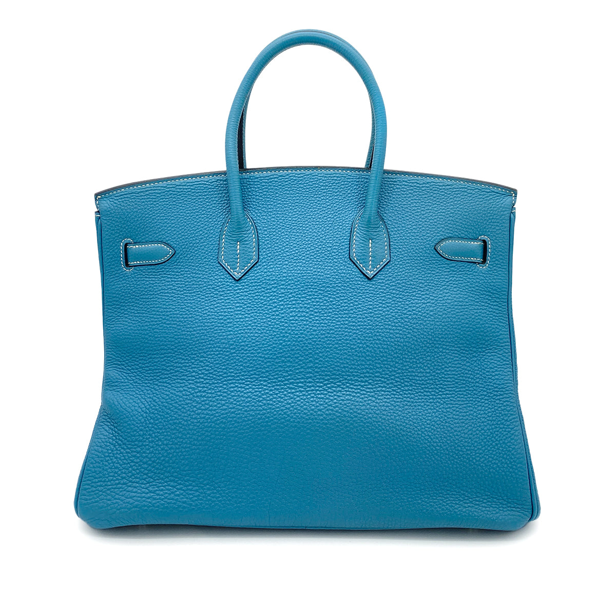 HERMES BIRKIN 35 BLUE JEAN TOGO HAND BAG □J SHW 90258108