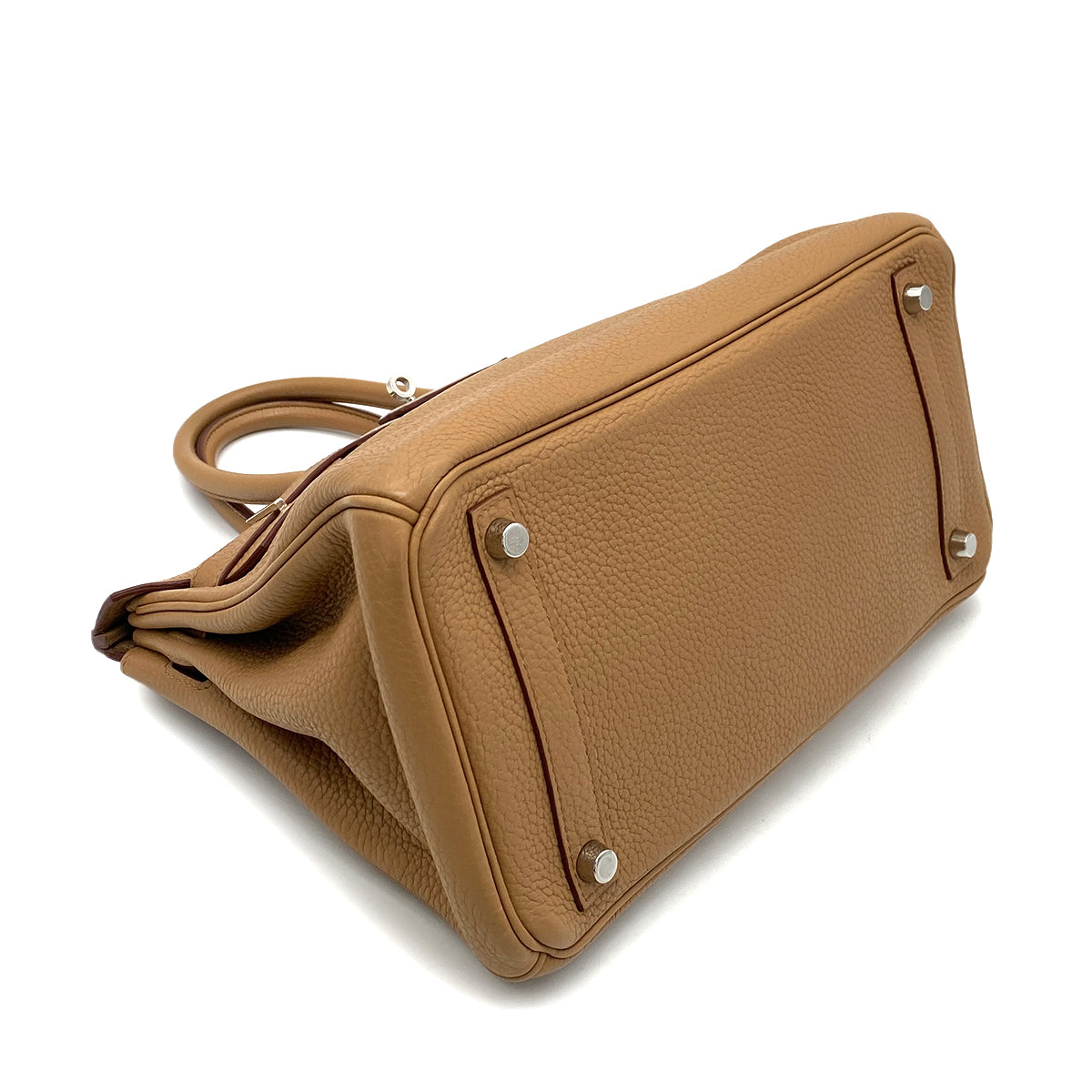 HERMES BIRKIN 30 TABAC CAMEL TOGO HAND BAG □M SHW 90259124