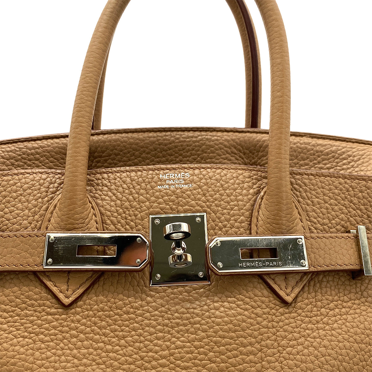 HERMES BIRKIN 30 TABAC CAMEL TOGO HAND BAG □M SHW 90259124