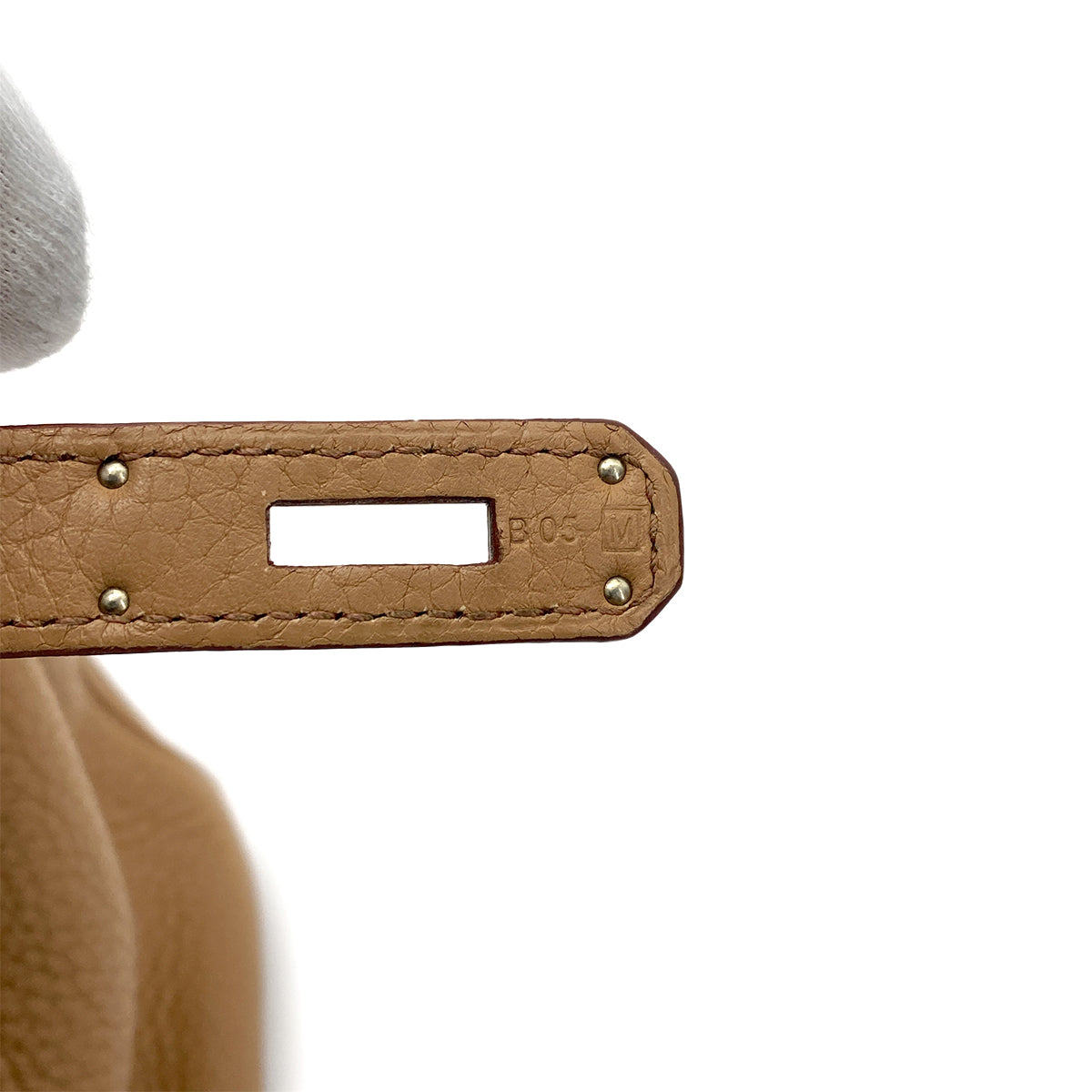 HERMES BIRKIN 30 TABAC CAMEL TOGO HAND BAG □M SHW 90259124