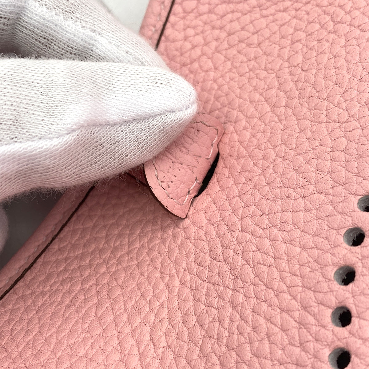 HERMES EVELYNE TPM ROSE SAKURA TAURILLON CLEMENCE SHOULDER BAG X 90258476