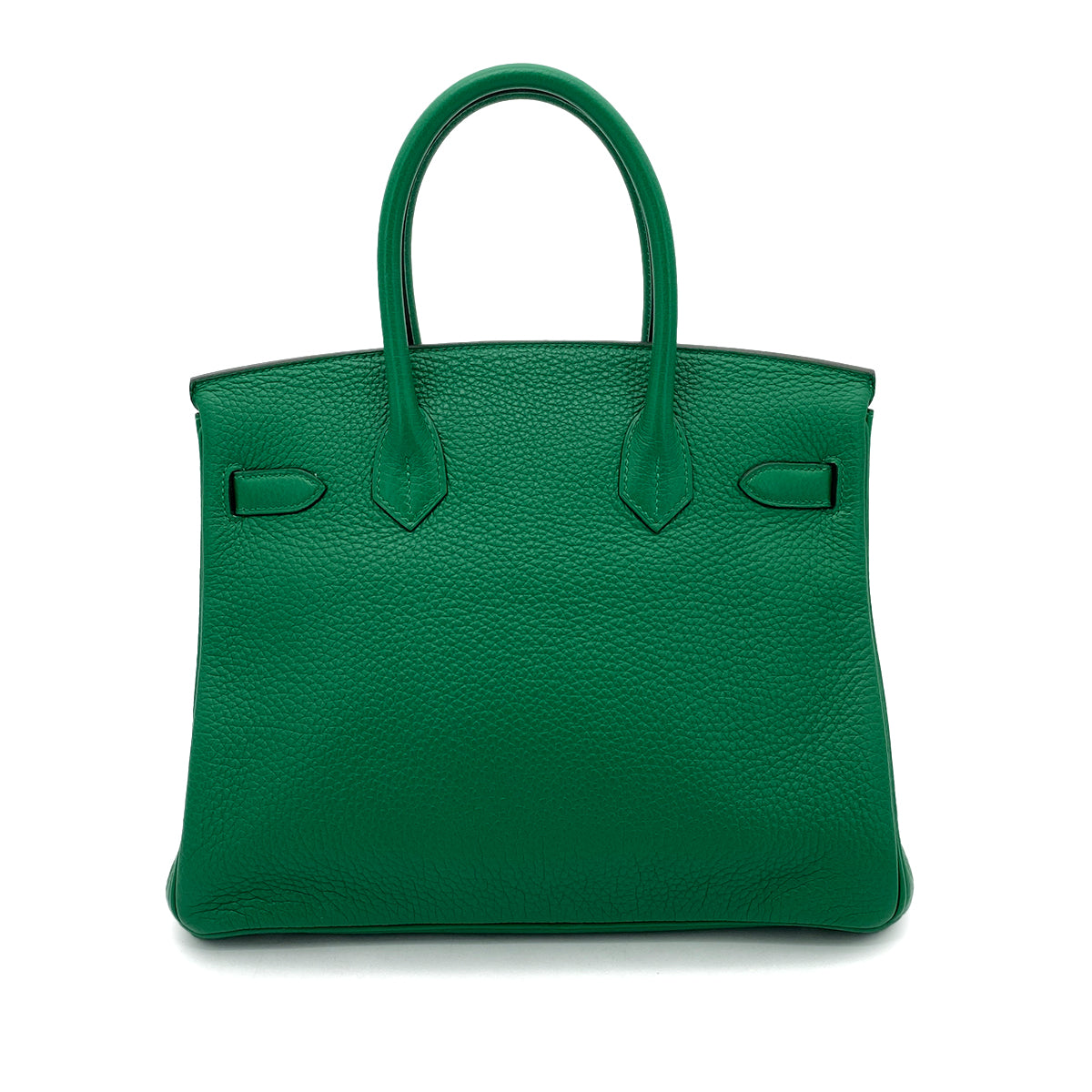 HERMES BIRKIN VERSO 30 VERT VERTIGO VERT FONCE TAURILLON CLEMENCE HAND BAG A SHW 90258480